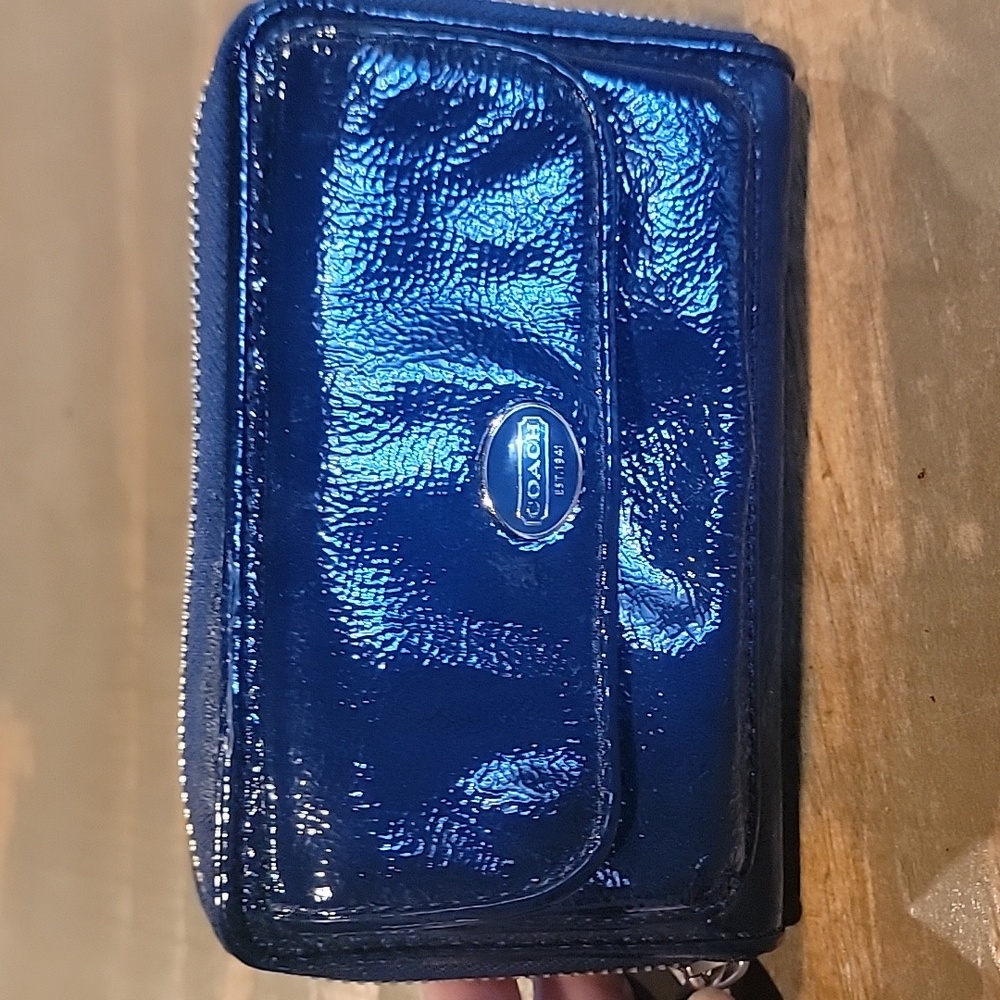 Coach Blue Wallet